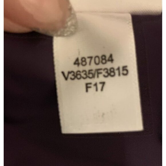 NWT Lands' End Women's Down Winter Coat Purple Size 1X (16w-18w) NEW - Picture 9 of 11